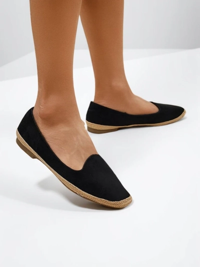 Royalfashion Dámské espadrilky z ekologické semišové kůže Emmeno