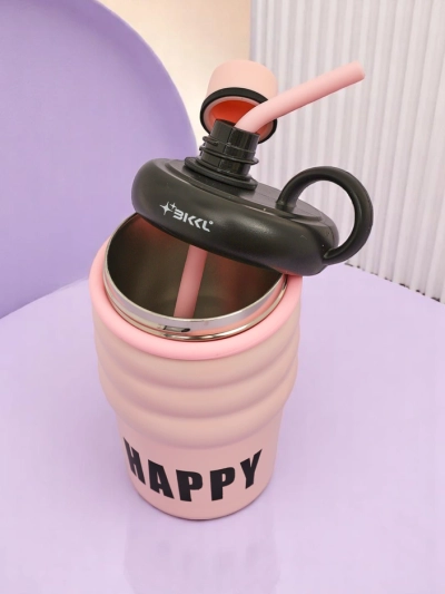 Royalfashion termosový hrnek s výlevkou Happy Cup