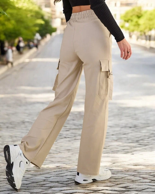 Жіночі тканинні бойові штани Royalfashion