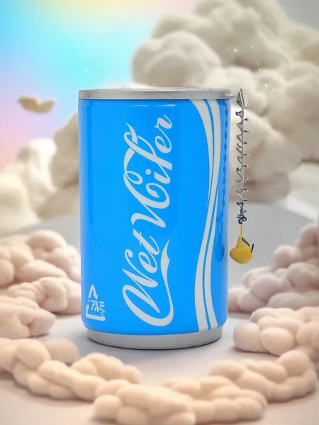 Azzurra Lux Candela – svíčka s vůní oblaků, design Mare Nostrum, 100g