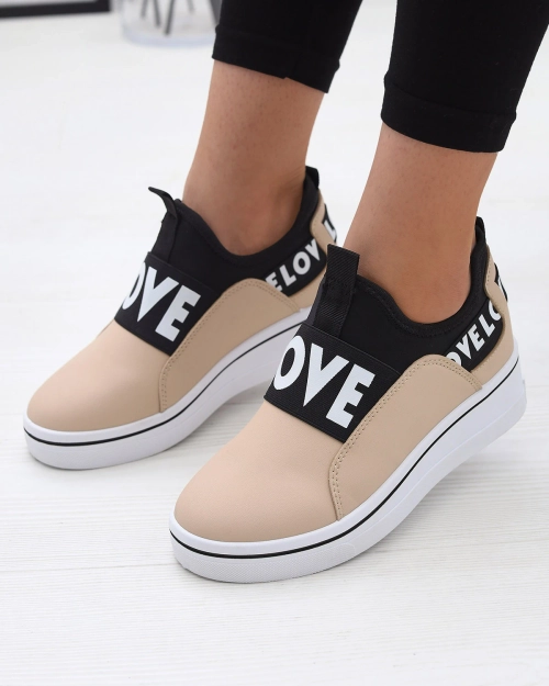 Світло-коричневі жіночі спортивні сліпони з прихованим анкером Dasesa- Footwear