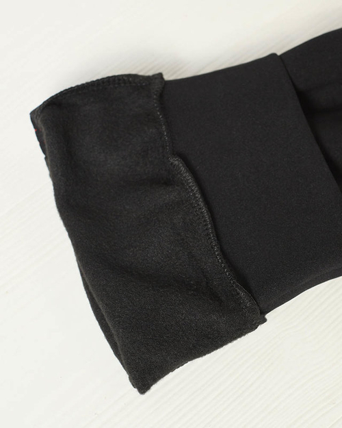 Жіночі спортивні штани чорного кольору в синю смужку - Одяг