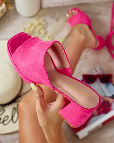 Royalfashion Dámské žabky na kůlu Opetikas