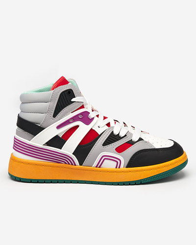 OUTLET Šedé dámské kotníkové sportovní boty od Gisore - Footwear