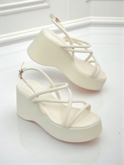 Royalfashion Dámské sandály na klínku Skyline Straps