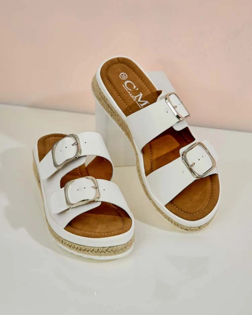 Royalfashion Жіночі шльопанці з пряжками Ossfo