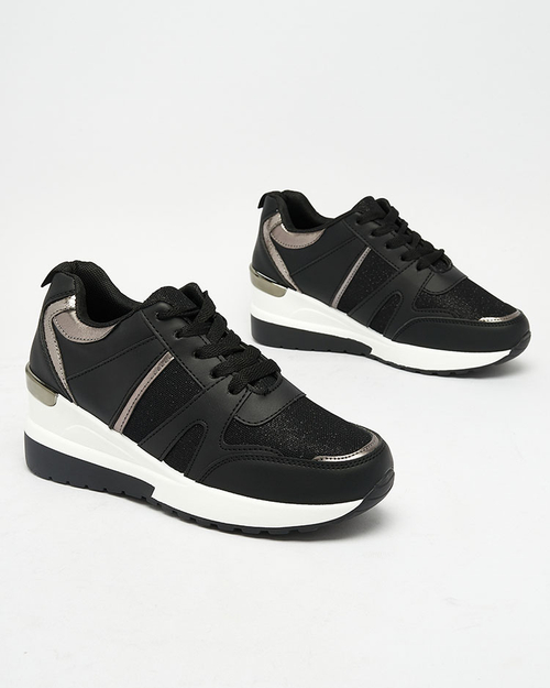 Royalfashion Бежево-коричневі жіночі спортивні кросівки на платформі Lacyrllia