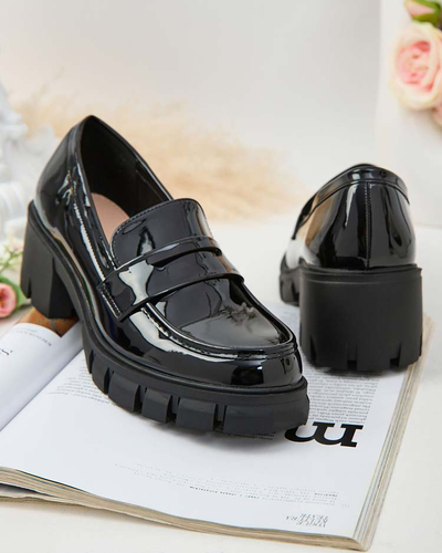 Royalfashion Dámské mokasíny na nízkém poštěváčku Denebel