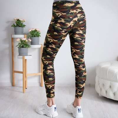 Camo sportovní legíny - Kalhoty 1