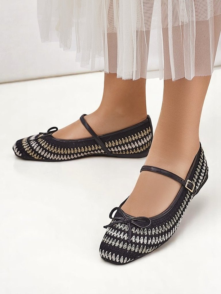 Royalfashion dámské baleríny z tkaniny s páskem Vanot