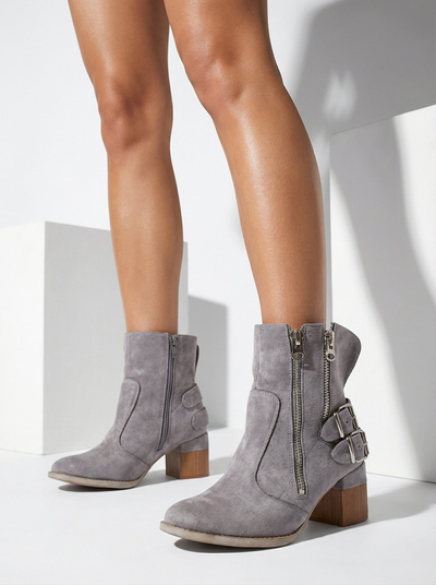 Royalfashion Zdobené boty na podpatku Zerta