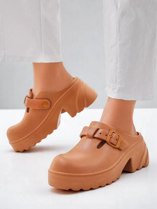 Royalfashion Жіночі гумові босоніжки на підборах Voxones