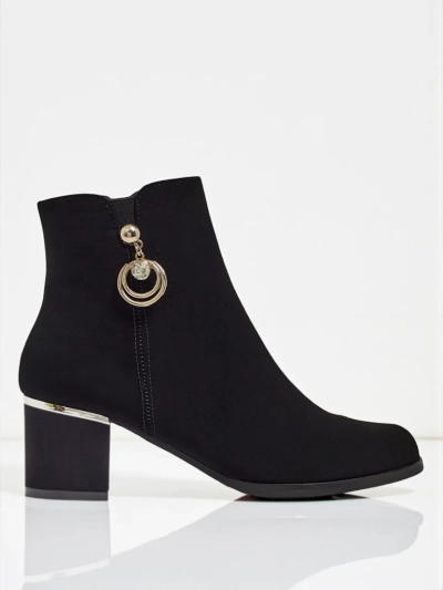 Ботильйони жіночі еко шкіряні на підборах Norevaya