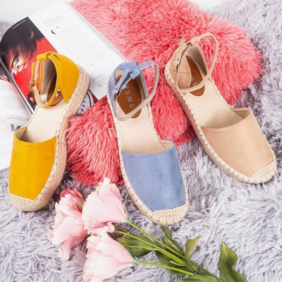 Жіночі сині еспадрільї на платформі Marcita - Взуття