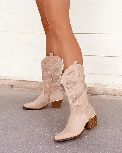 Royalfashion Жіночі ковбойські чоботи Kellib на підборах