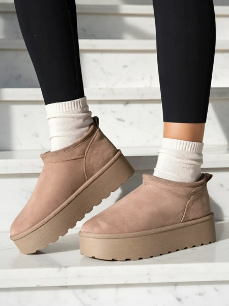 Royalfashion Dámské krátké boty a'la snow boots Ozozi