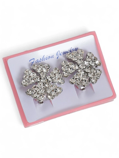 Royalfashion Кліпси сережки жіночі з цирконами