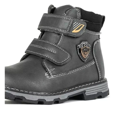 OUTLET Šedé chlapecké kozačky Matinesso - Boty