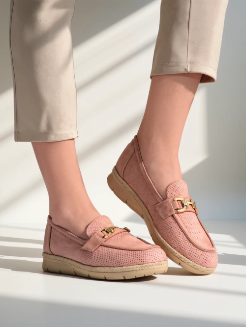 Royalfashion Жіночі балетки з декоративним елементом на носку