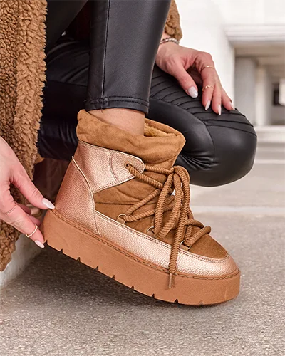 Dámské sněhule Royalfashion s šněrováním Iniuc