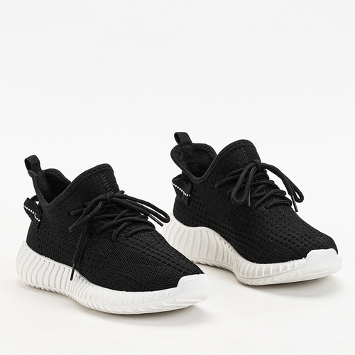 Чорно -білі жіночі кросівки Fransi