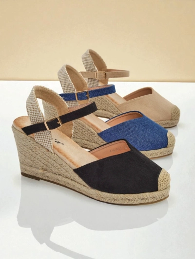 Royalfashion Dámské sandály na klínku Solara Espadrilky