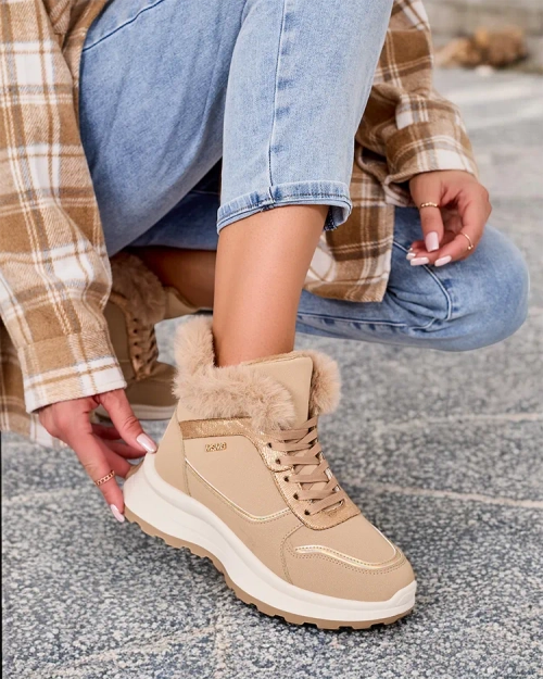 Royalfashion Утеплені жіночі кросівки з хутром Mofell