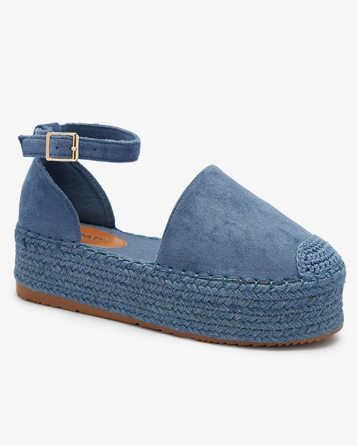Сині жіночі еспадрильї Avos- Footwear