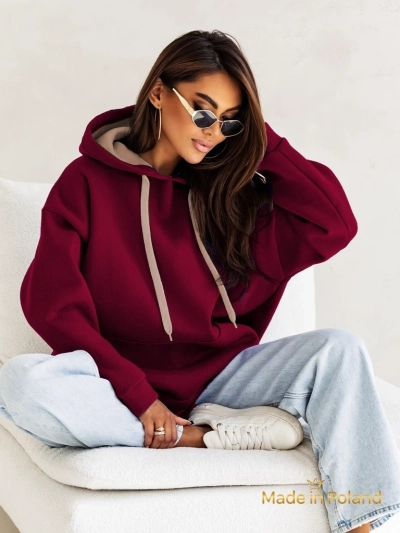 Royalfashion Dámská mikina s kapucí oversize