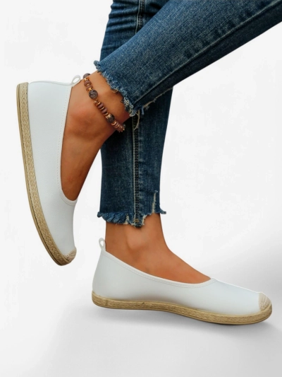 Royalfashion Dámské espadrilky z ekologické semišové kůže Aroles
