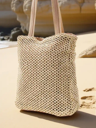 Royalfashion Velká slámová taška pro ženy