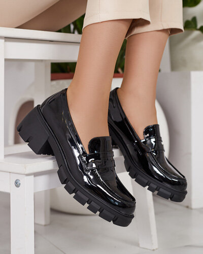 Royalfashion Dámské mokasíny na nízkém poštěváčku Denebel