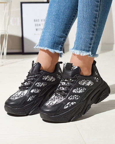 Чорні жіночі спортивні кеди Zefodas- Footwear