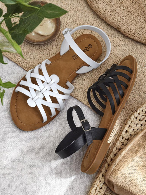 Royalfashion Жіночі сандалі з декоративними ремінцями Livia