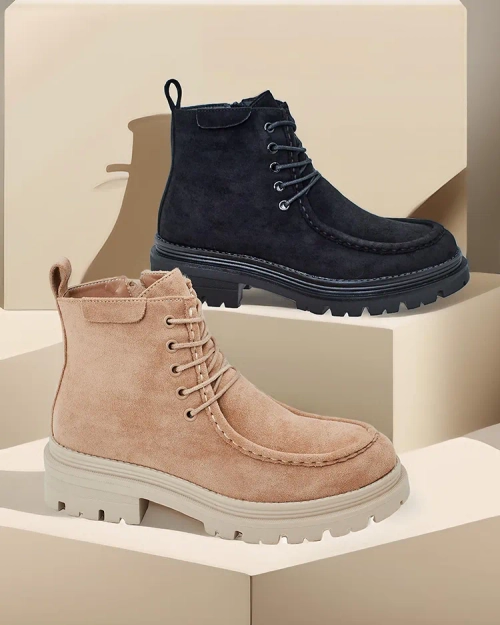 Жіночі ботильйони на шнурівці Royalfashion Rullose