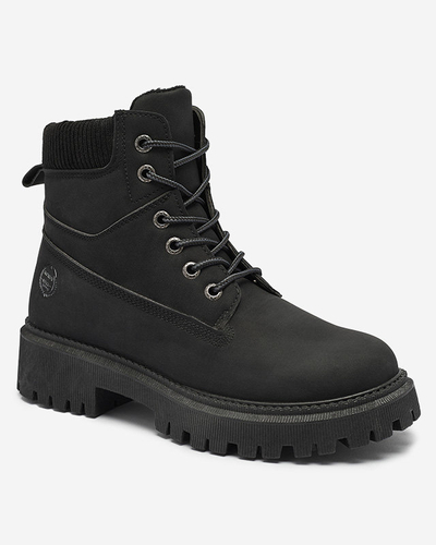 Černé dámské zateplené boty Teruna - Obuv