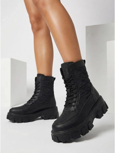 Eko kožené šněrovací dámské boty Solvi