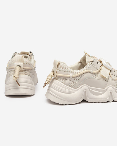 Béžové dámské sportovní boty tenisky Electri - Footwear