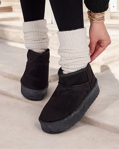 Royalfashion Krátké ženské sněhové boty Komano