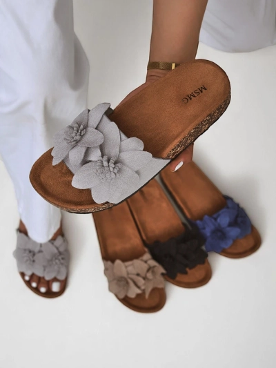 Royalfashion жіночі сандалі з квітами Foules