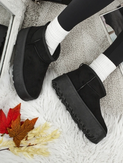 Krátké boty a'la sněhule dámské Memi