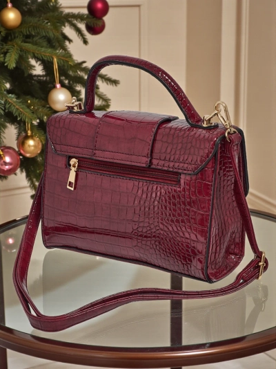 Lakovaná Malá dámská kabelka z ekokůže Orlina