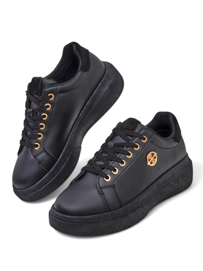 Dámské sneakersy Erato Nero na platformě z ekologické kůže 5cm