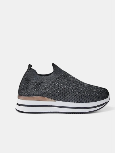 Royalfashion dámské sportovní boty na slip-on z textilu Terrifa