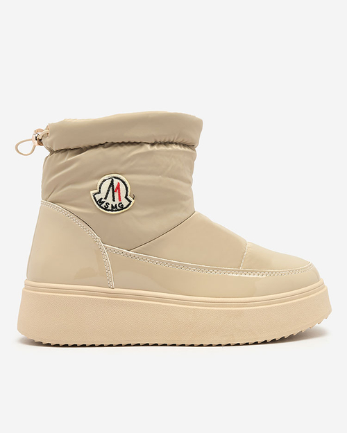 Royalfashion Жіночі снігоступи світло-коричневого кольору Ademra