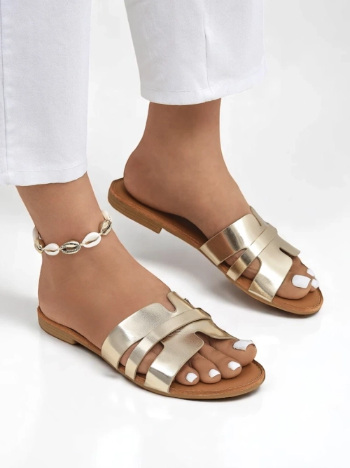 Royalfashion Жіночі шльопанці на плоскій підошві Livia Soft