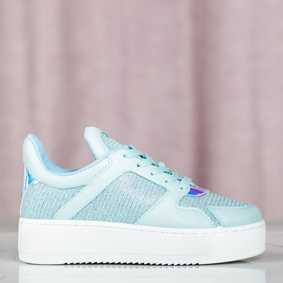 Modré sportovní boty na platformě Salsa - Obuv 1