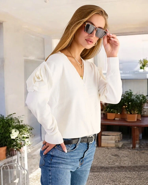 Жіночий светр Royalfashion без ґудзиків