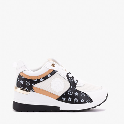 Чорно-білі жіночі кросівки Anubi