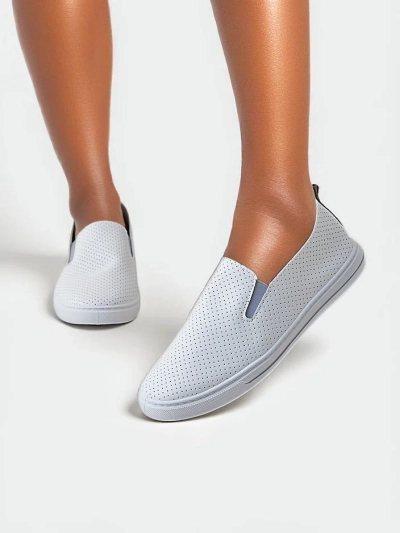 Royalfashion Dámské perforované slip-on boty Eppes